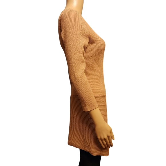 New York & Co Knit Tan Tunic Sweater NWOT - Picture 4 of 12